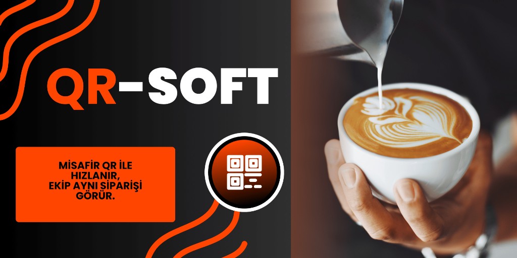 QR-SOFT — Misafir QR ile hızlanır, ekip aynı siparişi görür.